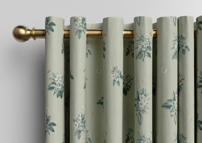 Upton, Apple Spray Bud Green - Made to Measure Curtains - Image 12